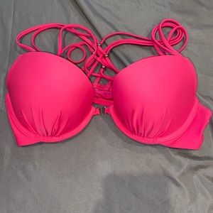 Pink bathing suit top